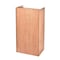 Adiroffice Wood Mobile Presentation Podium Lectern Stand with Shelves in Medium Oak ADI661-07-MEO-MK - alternate 3
